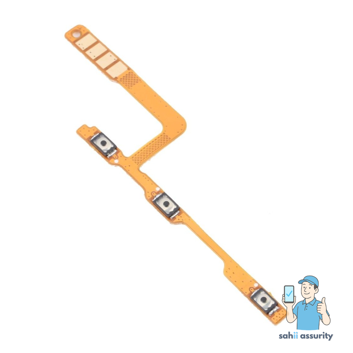 Volume Button Flex Cable for Xiaomi Poco M4 Pro thumbnail